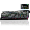 Teclado Mecanico Aula F108 Triple Conexión, Reaper Switch & Zephyr Blanco & Negro Inglés Internacional
