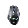Mouse Gamer Aula S12 Pro Negro & Blanco Rgb, Cableado, 12800 Dpi